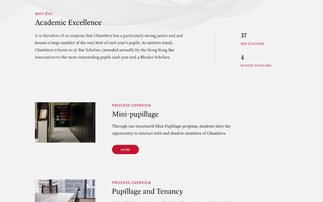 Des Voeux Chambers Website