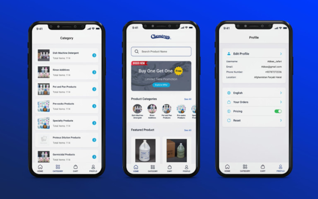 Chemtron - E-Commerce App