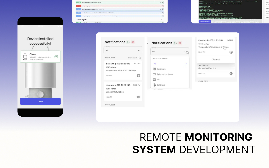 Remote Monitoring System Development