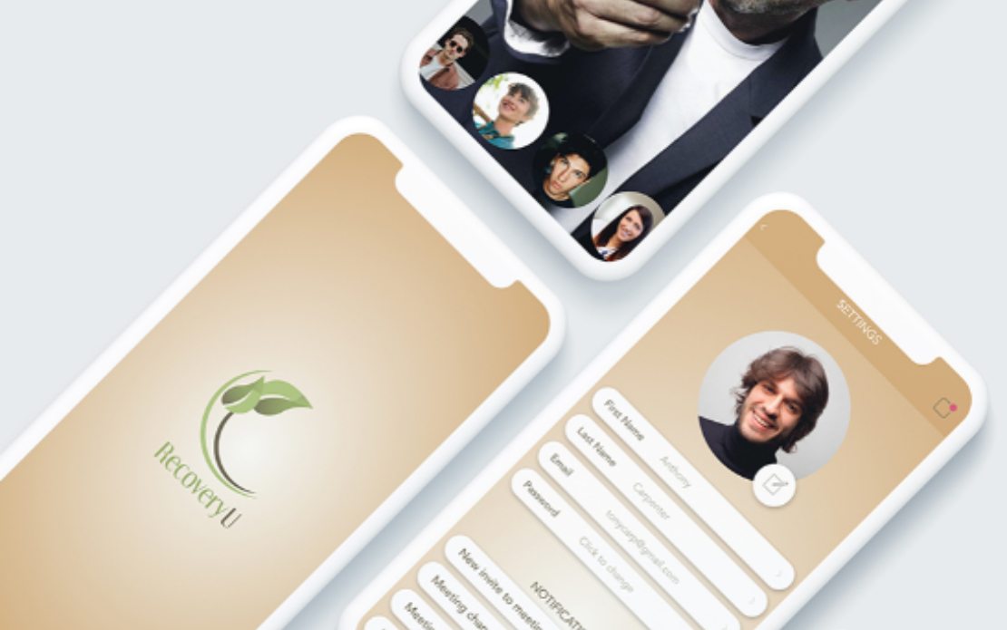 RecoveryU Mobile App UI/UX Design