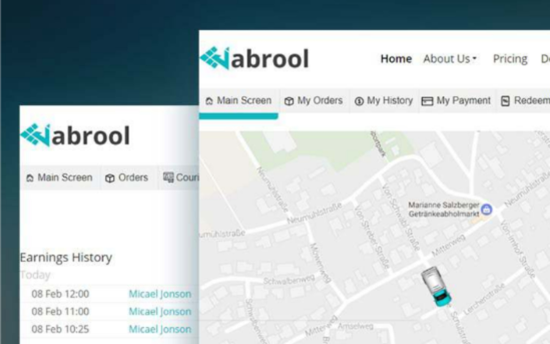 Jabrool App UI/UX Design