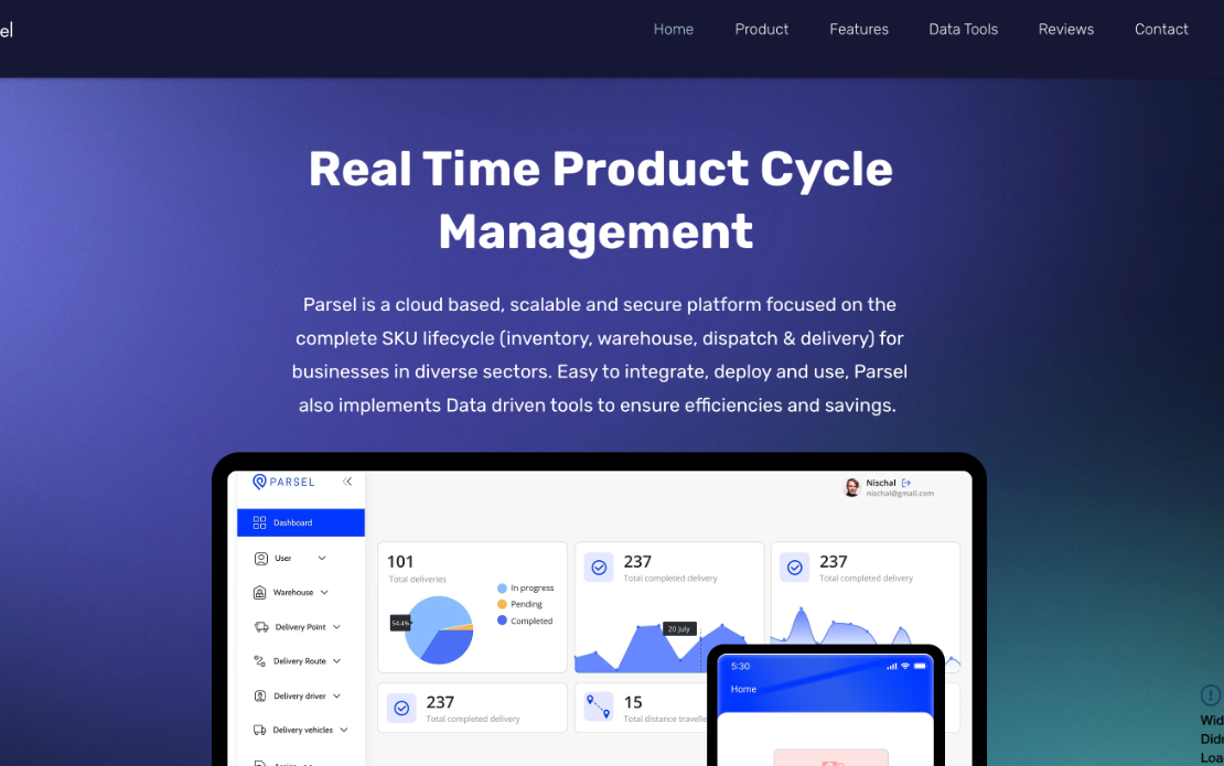 Parsel:Real Time Product Cycle Management 