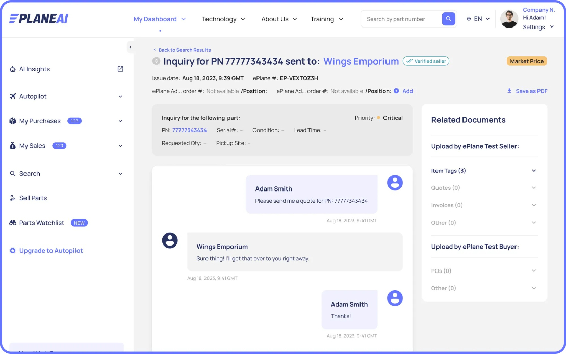ePlane AI