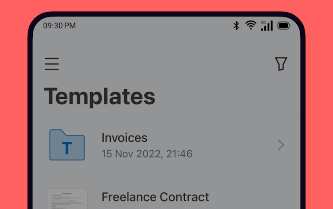 signNow — application for working with PDF documents