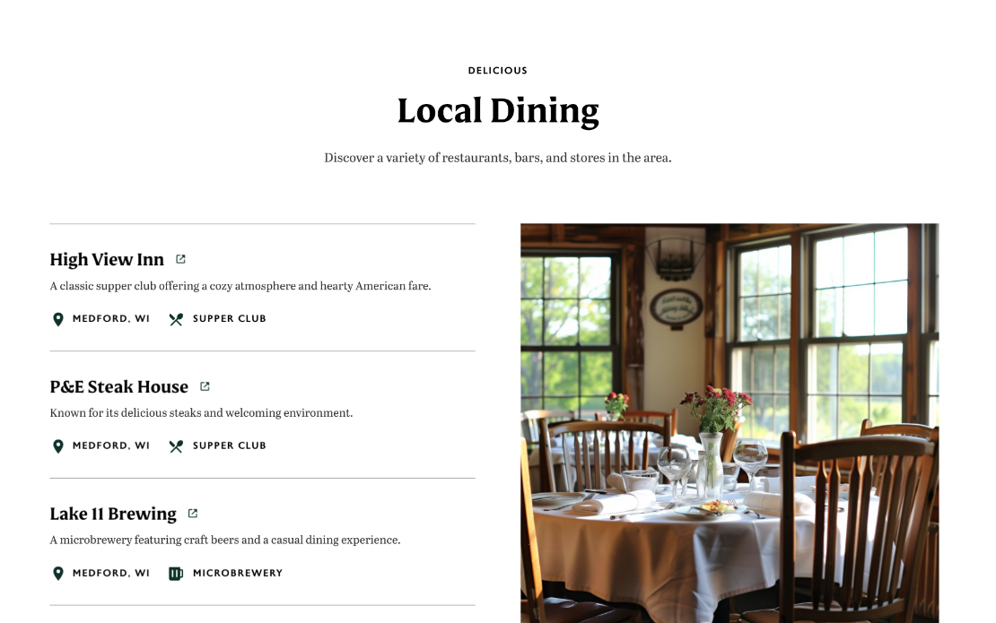 Hidden Lakes Website