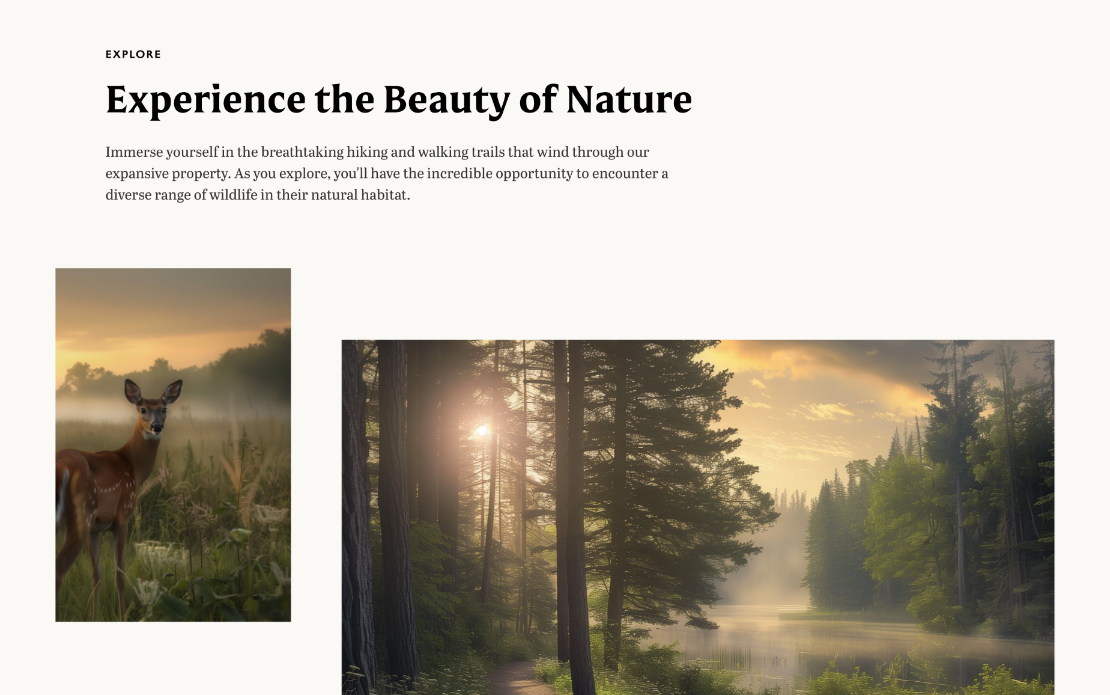 Hidden Lakes Website