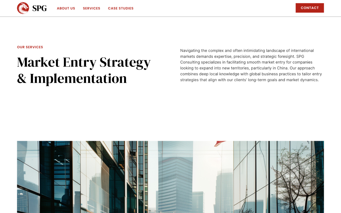 SPG Consulting Website