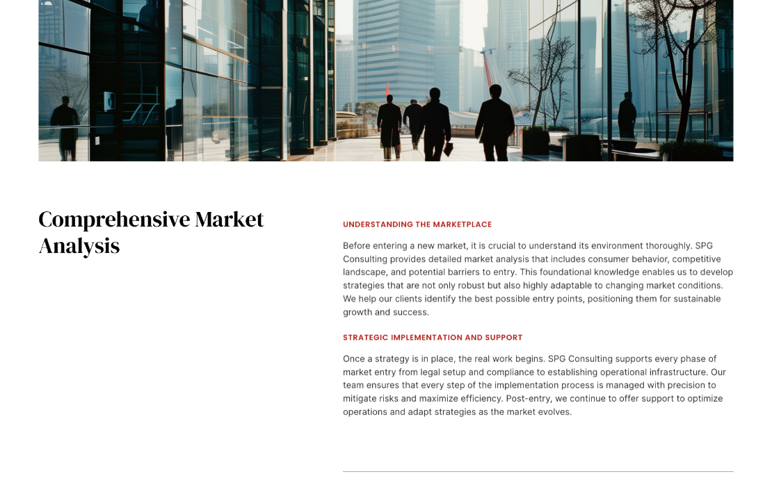 SPG Consulting Website