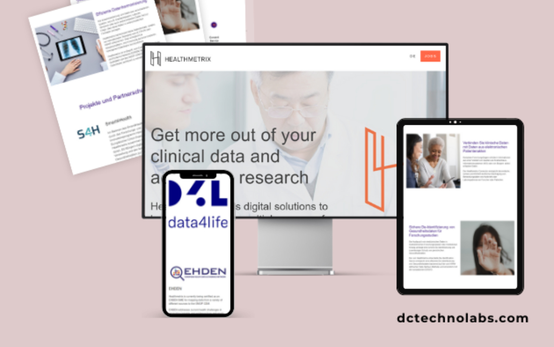 Web Development and Custom App for HealthMatrix