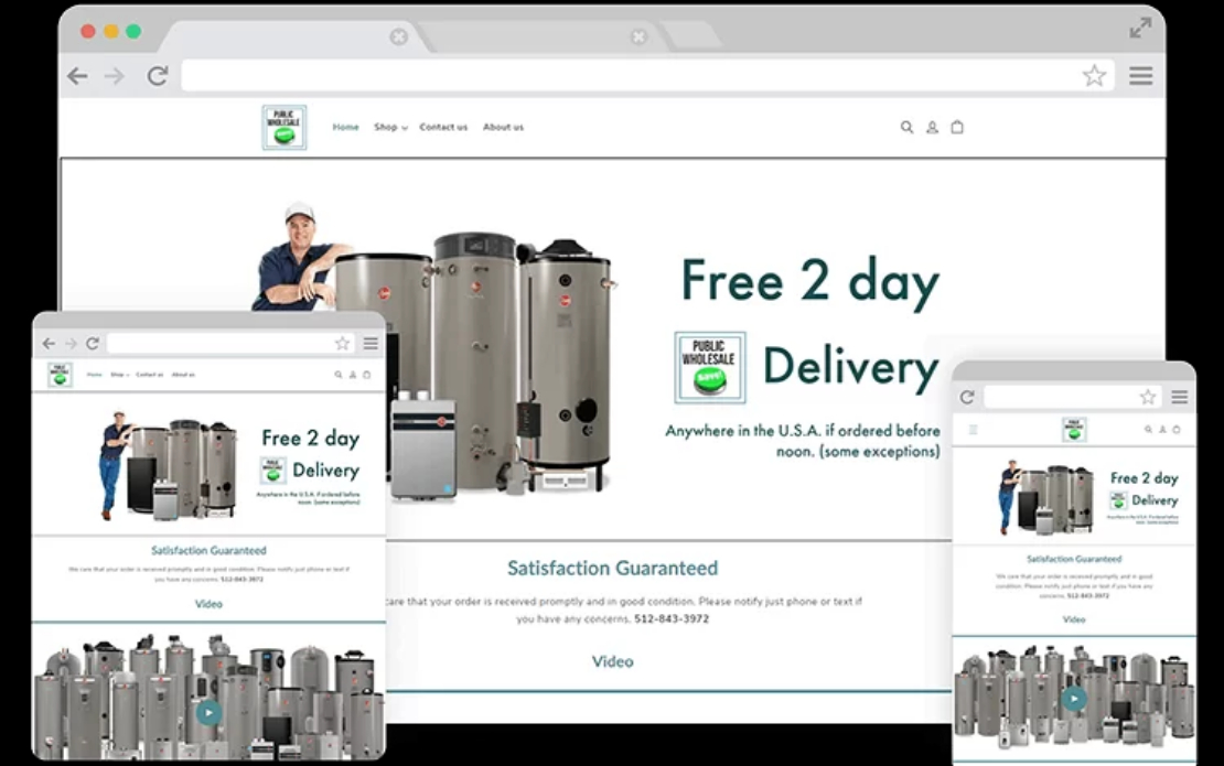 WHOLESALE WATER HEATERS