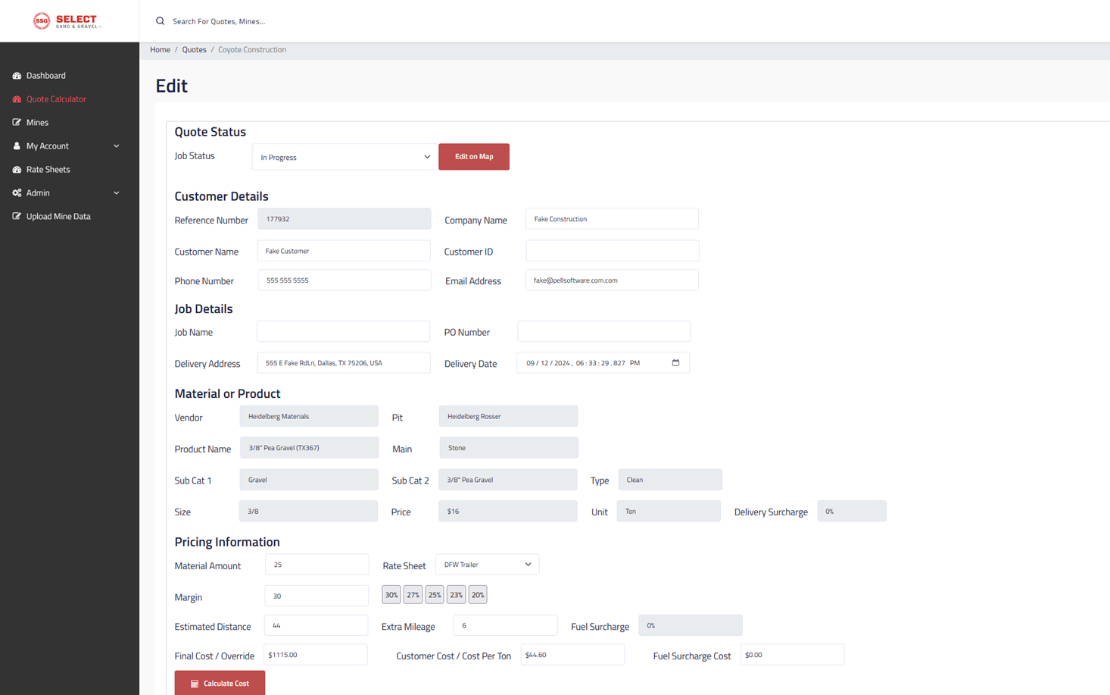 Quote & Order Management Portal