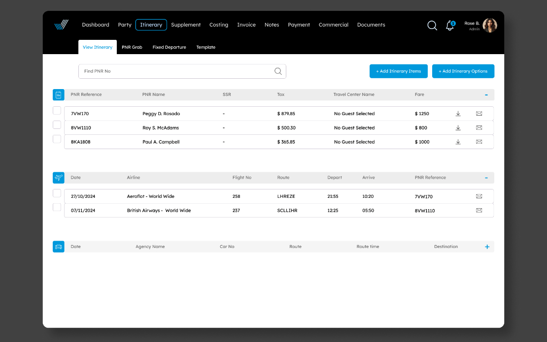 API Integration for a Travel Agency