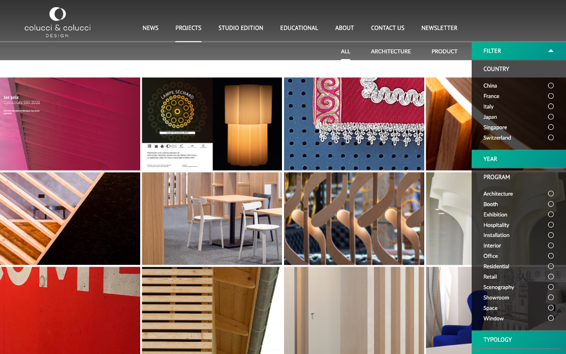 Colucci & Colucci Design Website