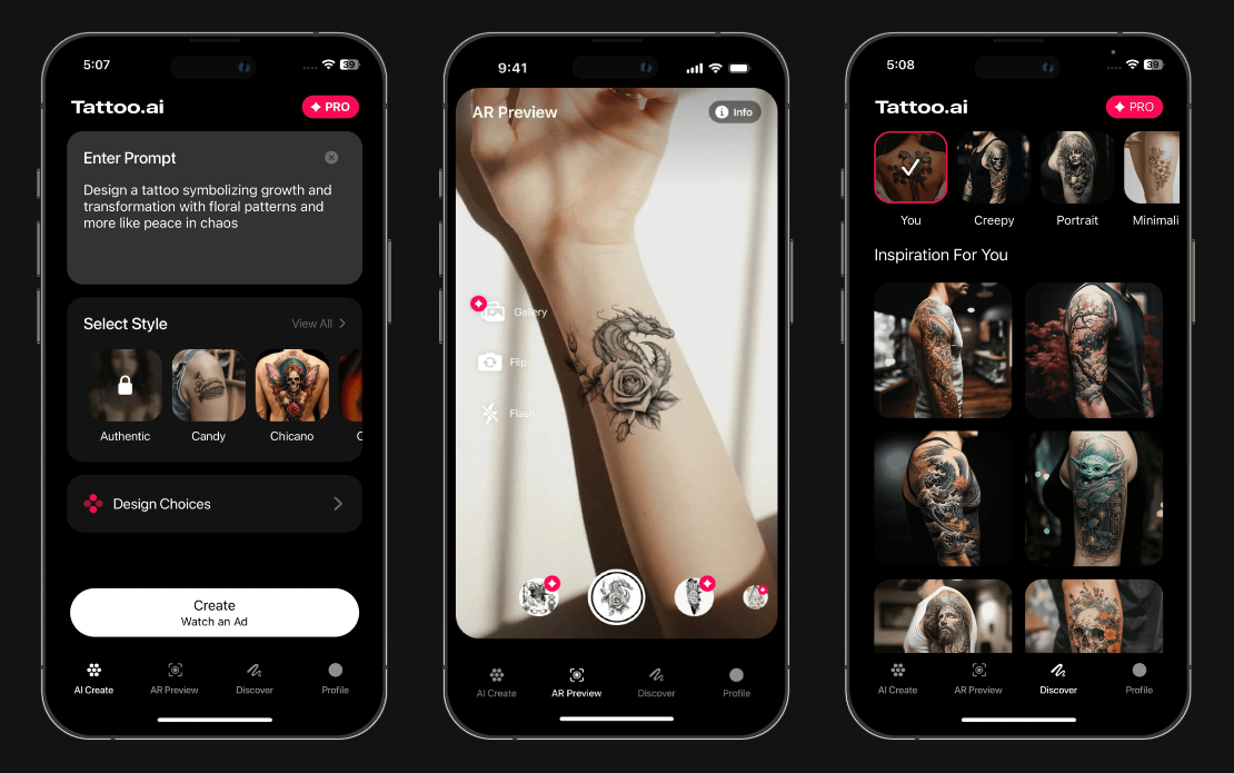Tattoo AI - Tattoo Design
