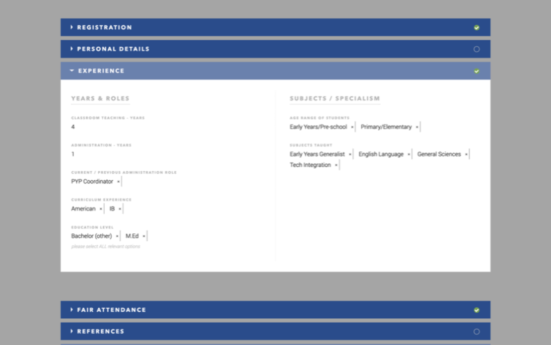 Explore CRS - Education Recruitment Platform