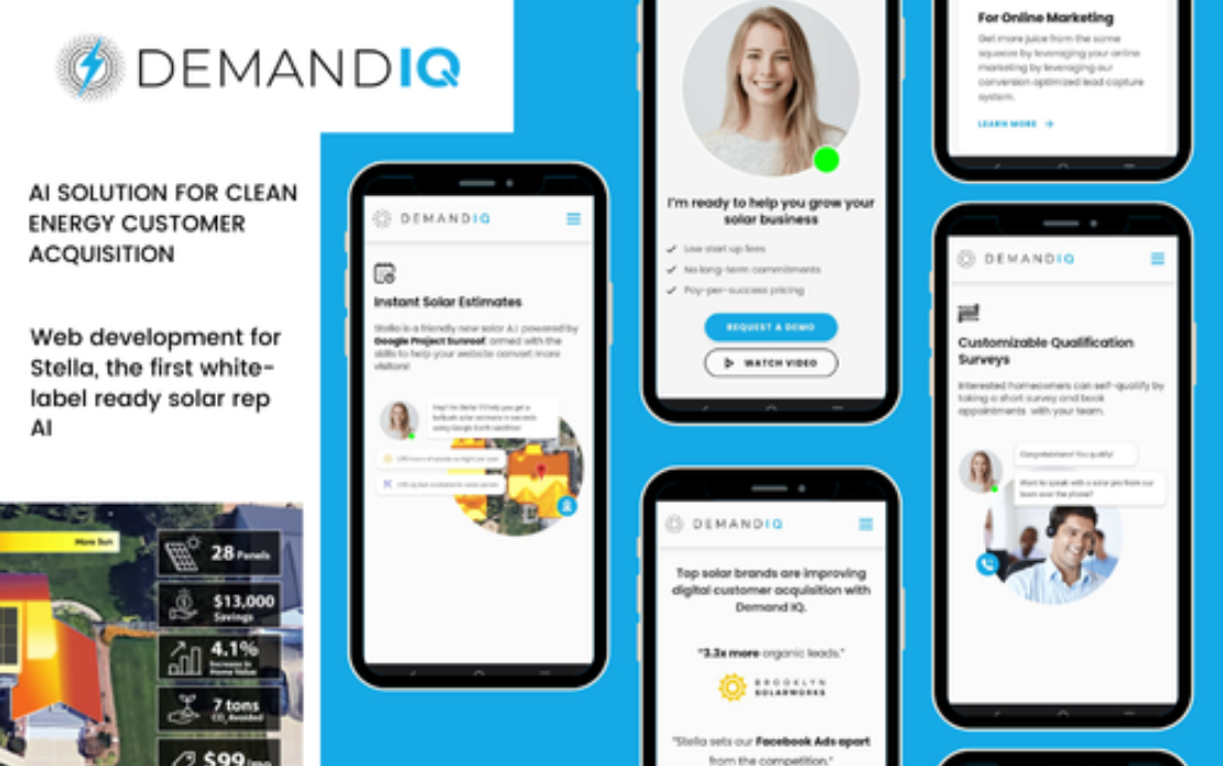 Web App Development for a Renewable Energy Company