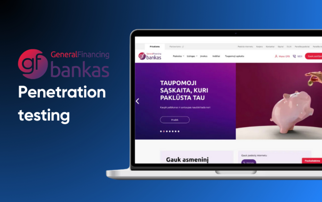In-depth Penetration Testing for General Financing Bankas (GFB)