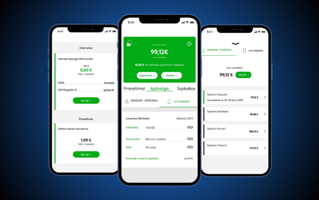 Mobile App Development for Bitė Group