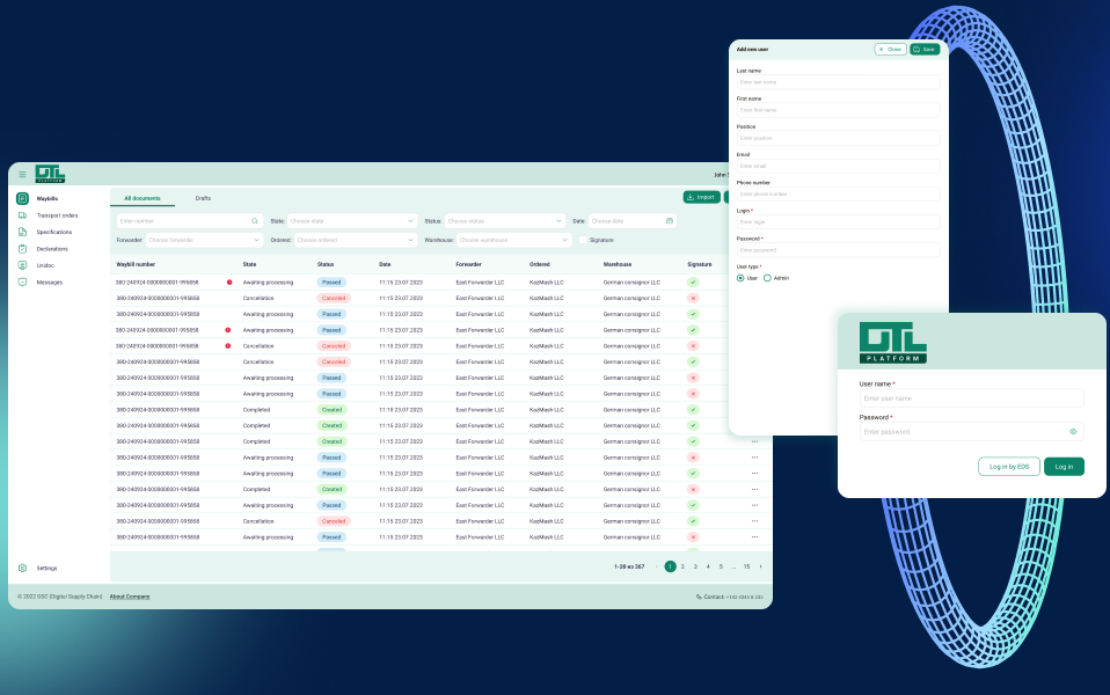 EU-CHINA: digital transport and logistics platform