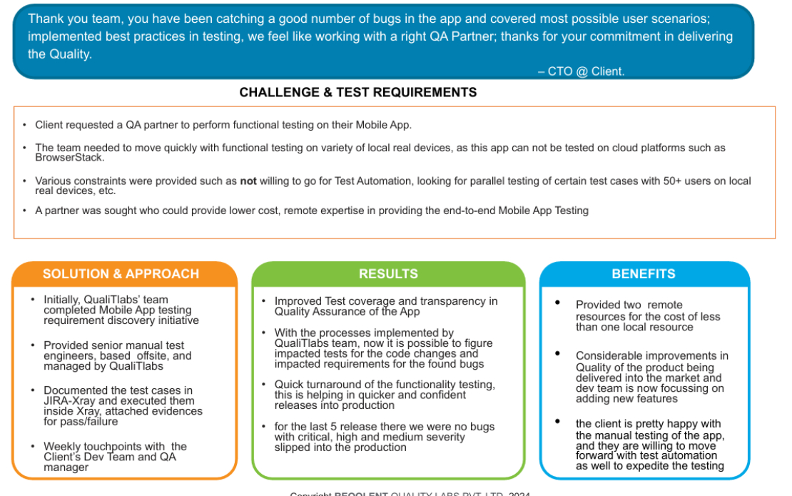 Mobile App Functional Testing