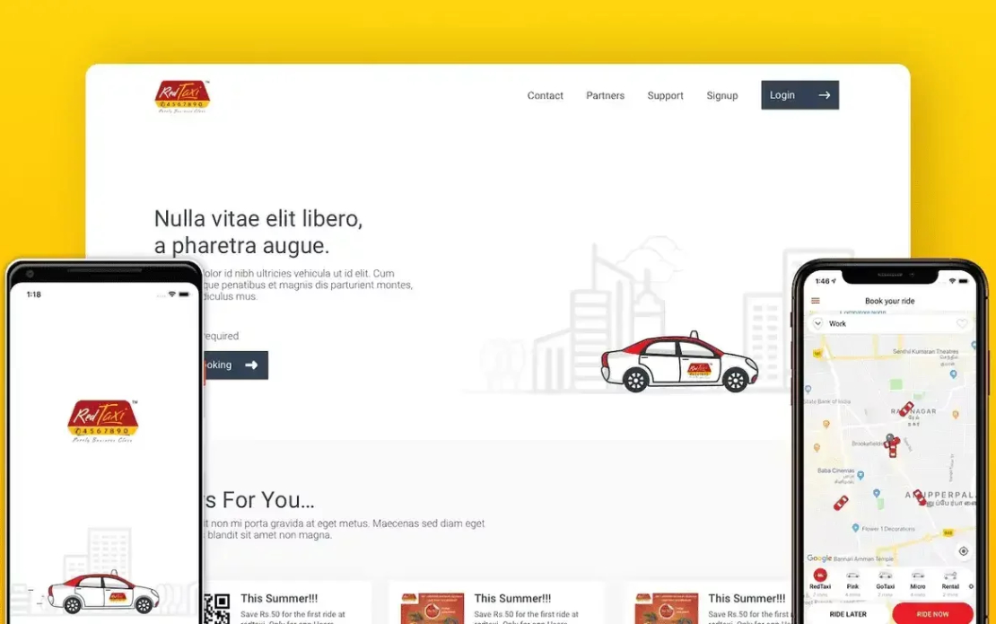 Red Taxi - Cab management application