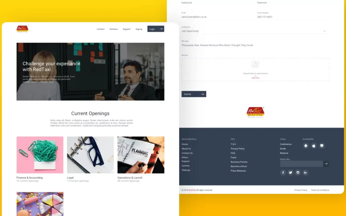Red Taxi - Cab management application