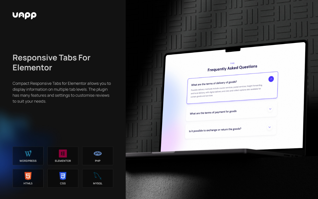Responsive Tabs for Elementor