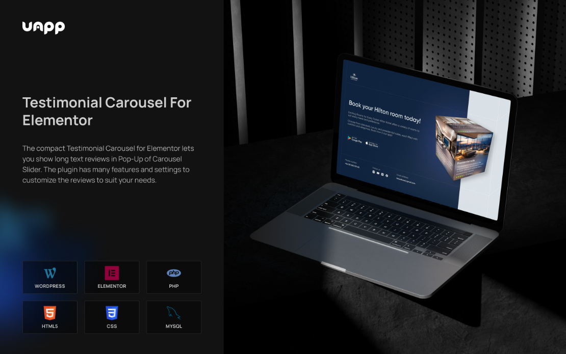 Testimonial Carousel for Elementor