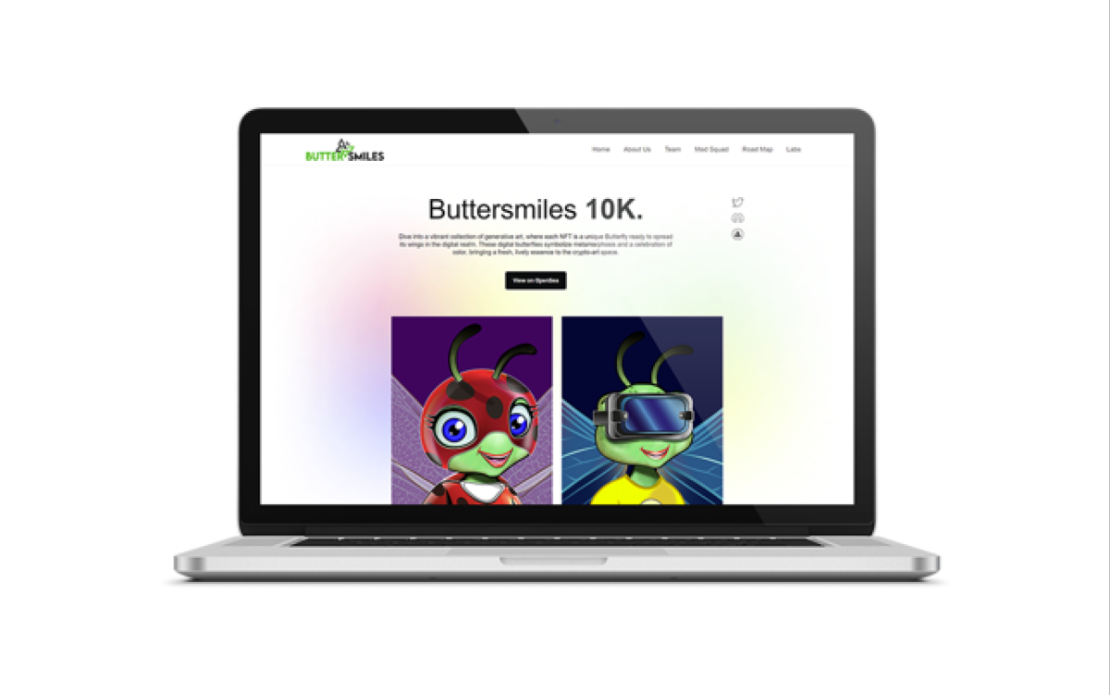 Buttersmiles 10K: Unique Digital Butterfly NFTs