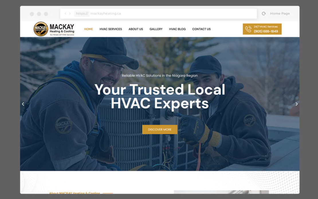 Revamping Website and Local SEO for HVAC