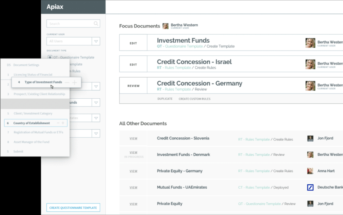 Apiax - RegTech for Financial Institutions