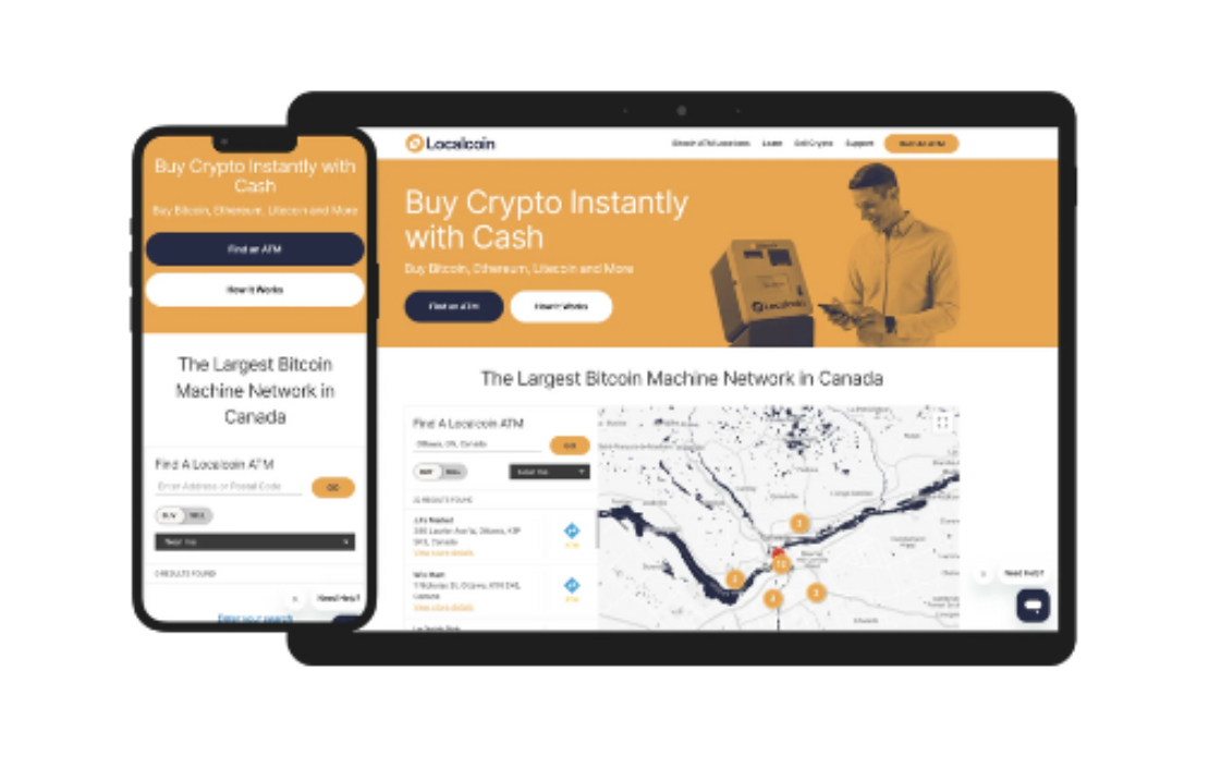 Localcoin - Migrating Wordpress Website to Jamstack for the Financial Technology Company