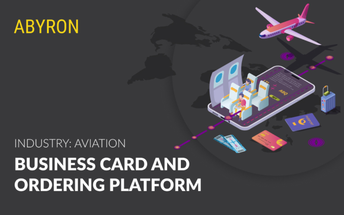 Business card and ordering platform