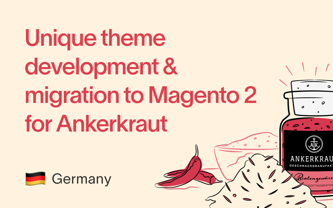Unique theme development & migration to Magento 2 for Ankerkraut
