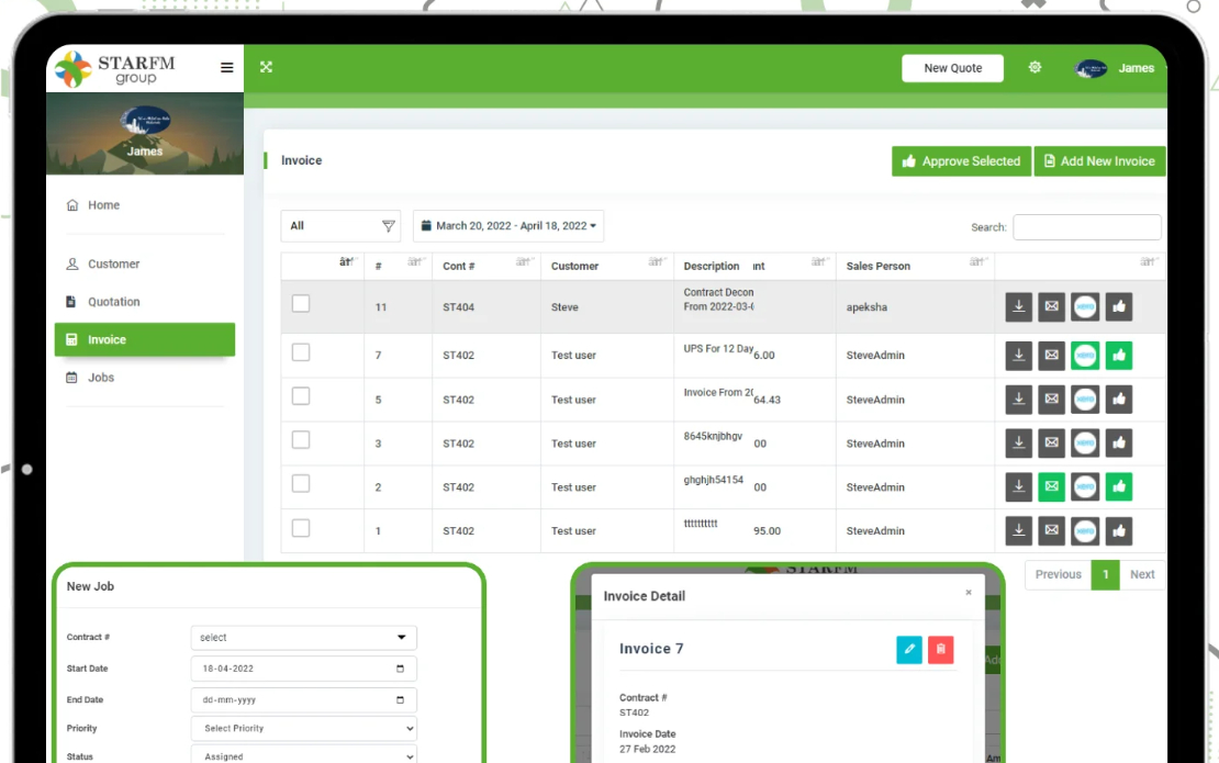 Equipment Rental Management Software for StarFM