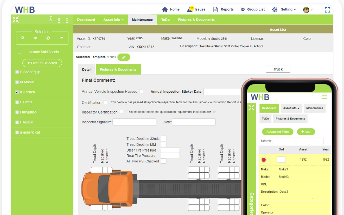 WHB: Custom Fleet Management Software