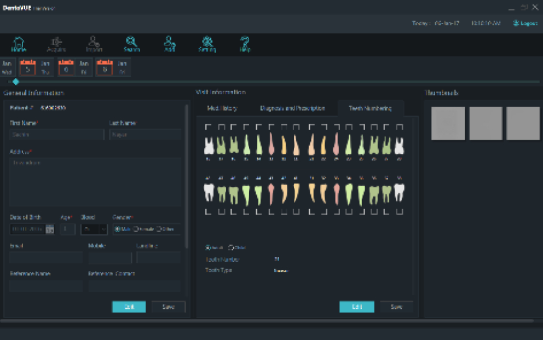 Dental Digital Imaging Software