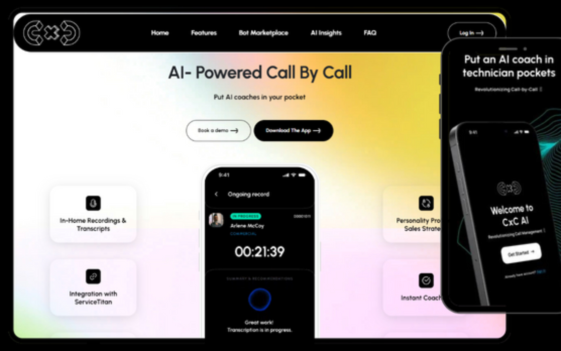 CxC.ai - Ai-Powered Call-By-Call Management Tool Designed For Businesses In The Home Services Industry