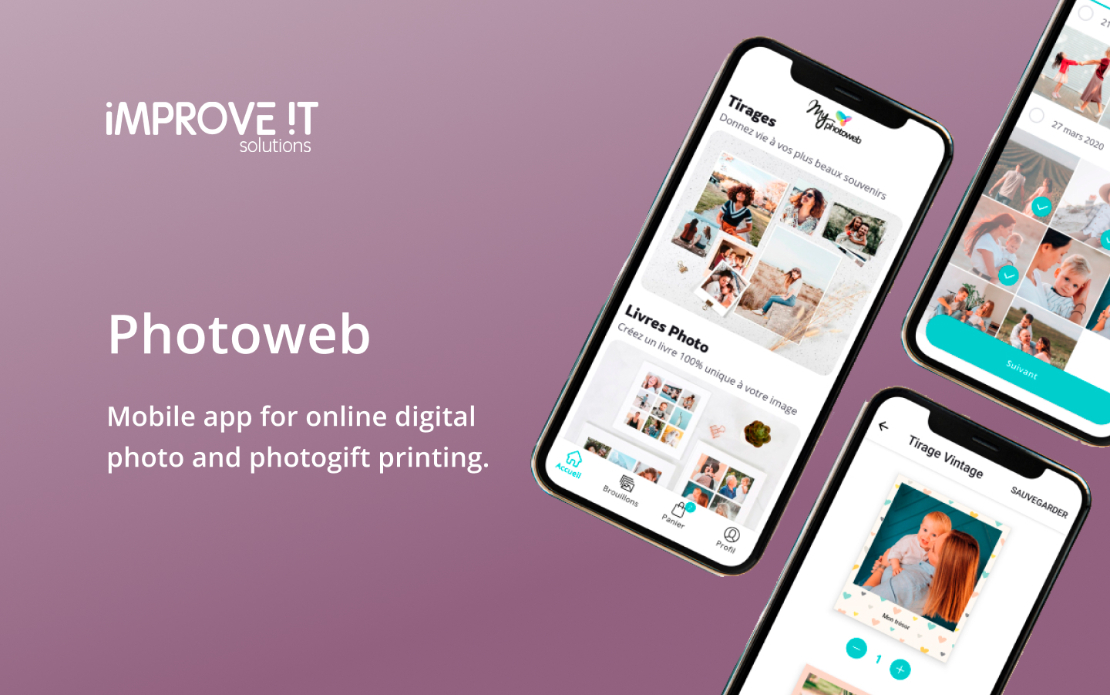 PHOTOWEB - mobile app for online digital photo and photogift printing