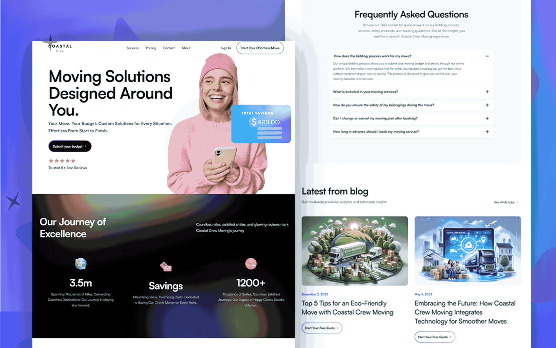 Custom Website Design & Development