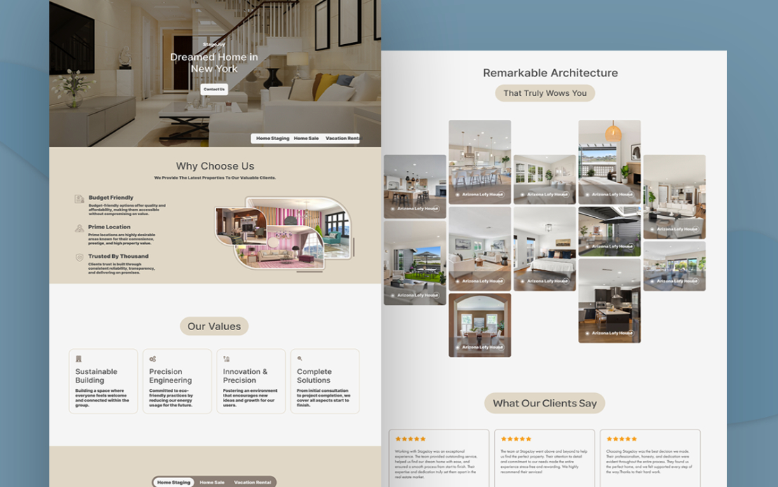Website Design & Development of Stagejoy