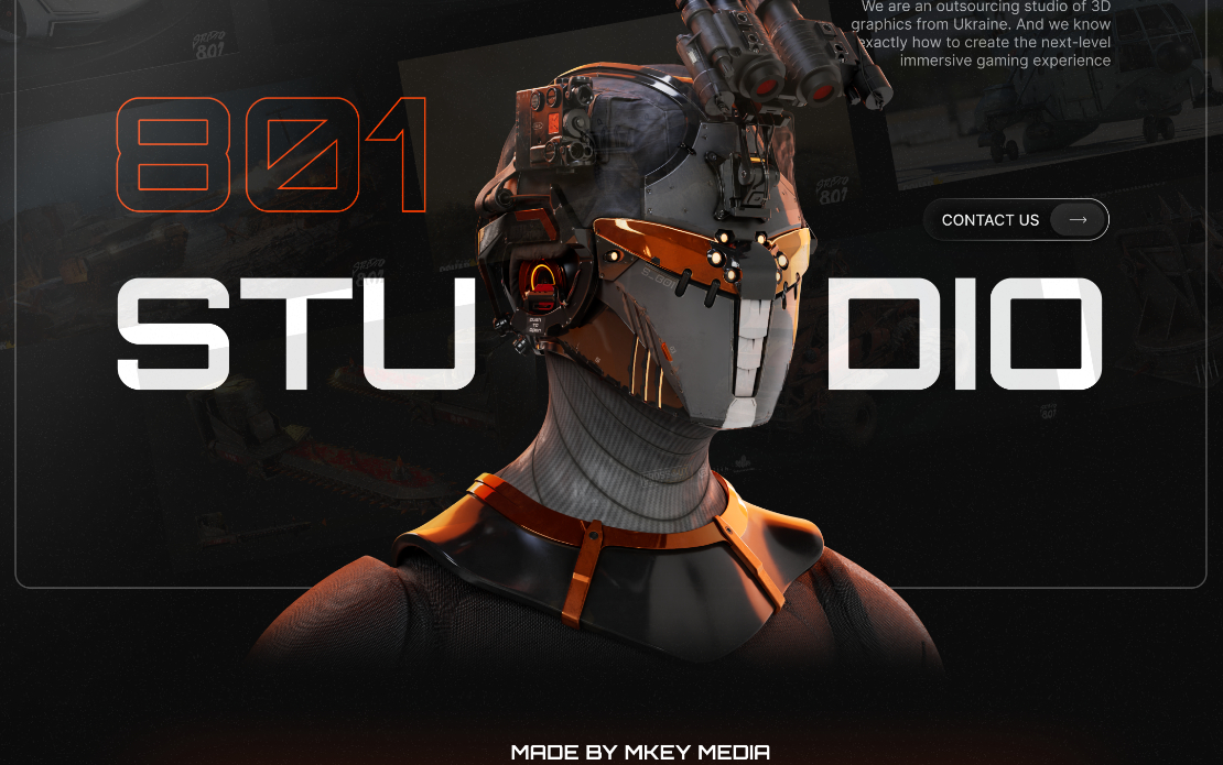  Website design for an outstaff game development