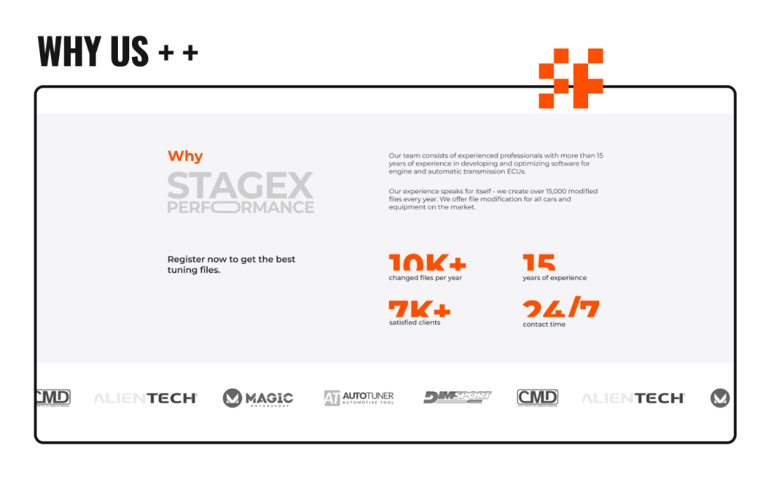  Landing page for car chip tuning ( Wordpress )