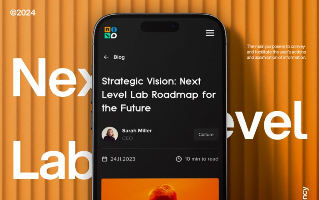 Next Level Lab - UX/UI design for IT company