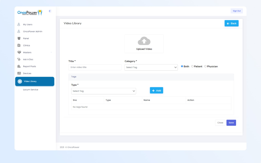 Empowering Cancer Care with Telemedicine Software for Patients and Physicians
