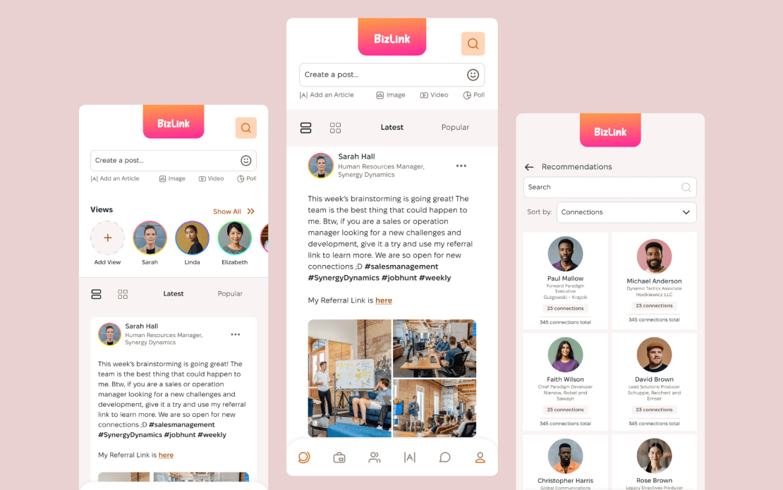 Social Network for Businessman