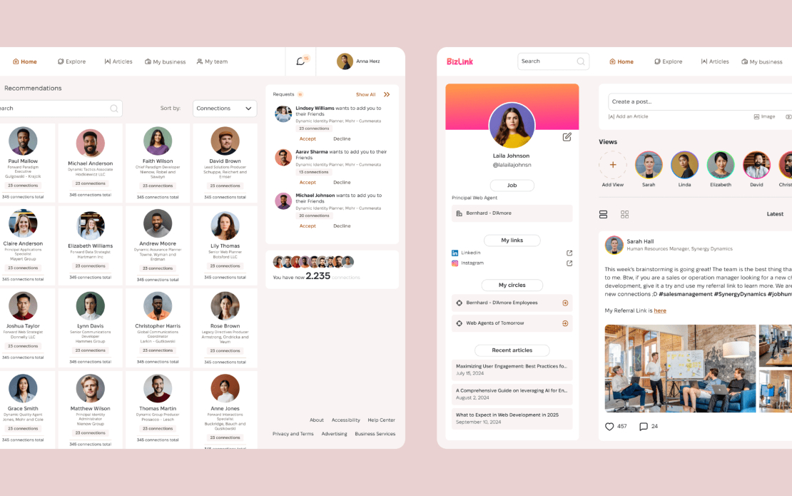 Social Network for Businessman