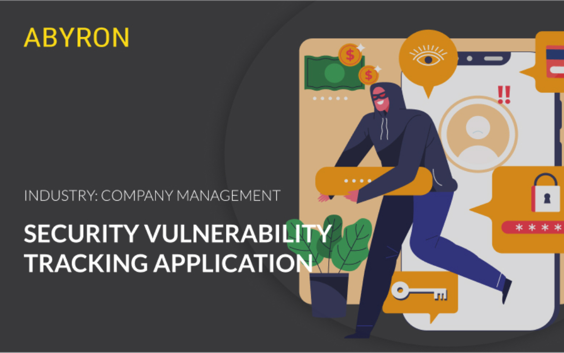 Security vulnerability tracking application