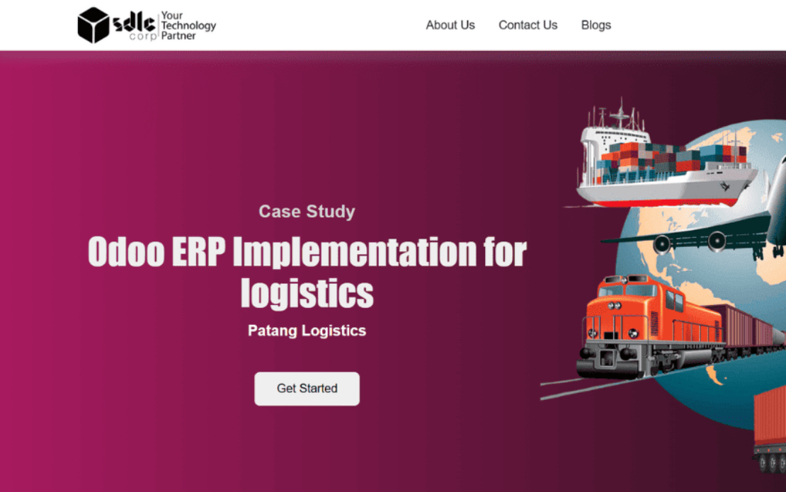 Odoo ERP Implementation for Logistics