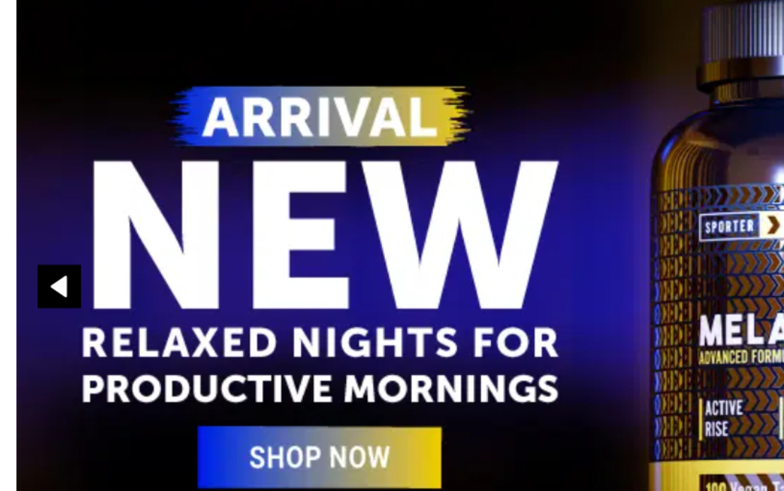 Sporter a Best Vitamins, Supplements Store - A High-Performance Magento Website